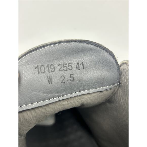 Clohoo Men Ankle High Top sneaker boots chukka gray leather streetwear Size 41 main image 5